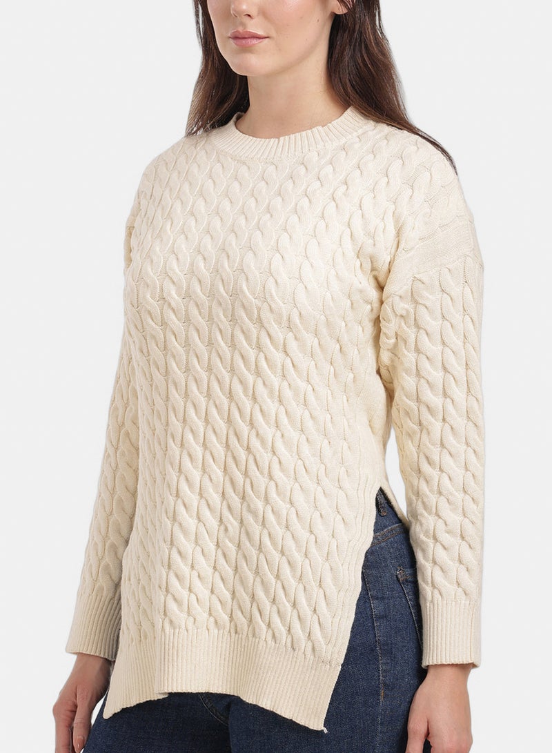 Carina Cable Knit Pullover - Image 3